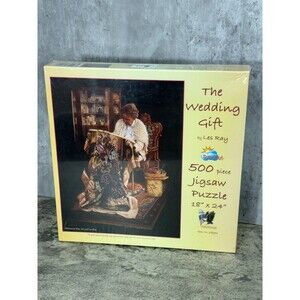 NEW The Wedding Gift SunsOut 500 Piece Jigsaw Puzzle 18"x24" Les Ray